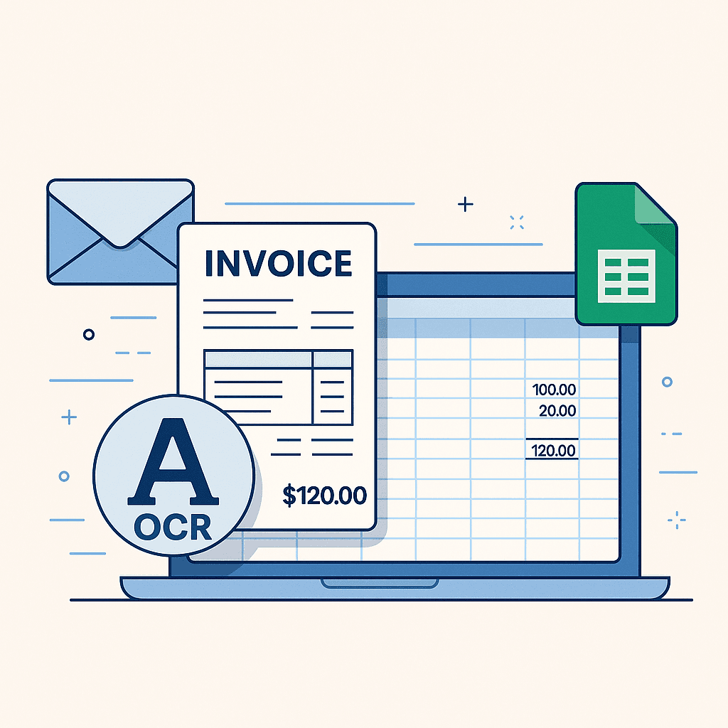Automatización OCR para facturas con Google Sheets